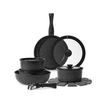 15-Piece Nonstick Kitchen Cookware Set with Removable Handle