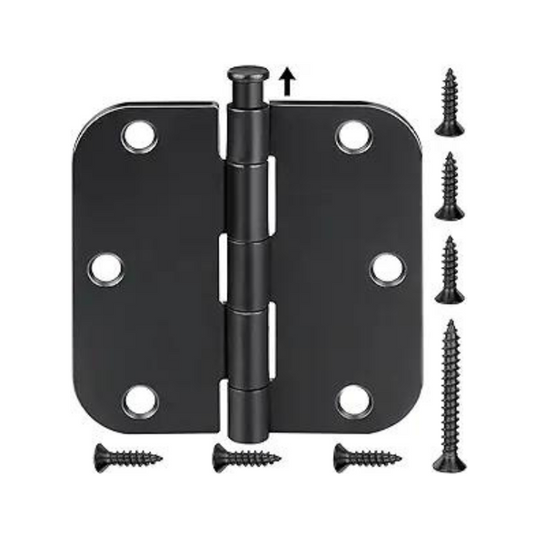 18-Pack Ticonn 3.5" Door Hinges with 5/8" Radius Corner