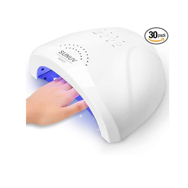 Secador de esmalte de uñas UV LED Sunuv de 48 W con sensor inteligente y 3 temporizadores