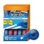 Cinta correctora EZ Correct de la marca BIC Wite-Out de 10 unidades