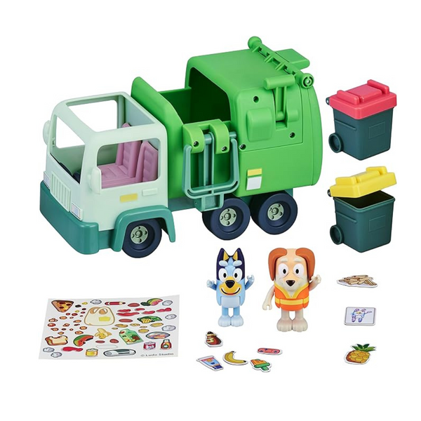 Bluey Garbage Truck Playset