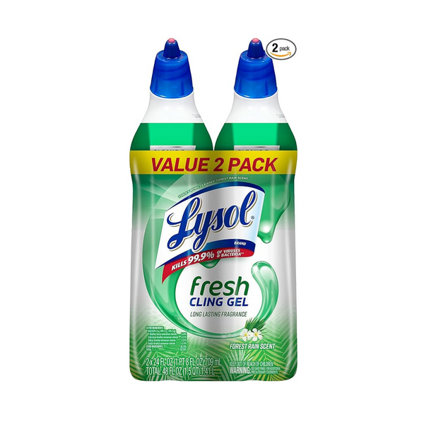 2-Pack Lysol Power Toilet Bowl Cleaner, 48 Fl Oz