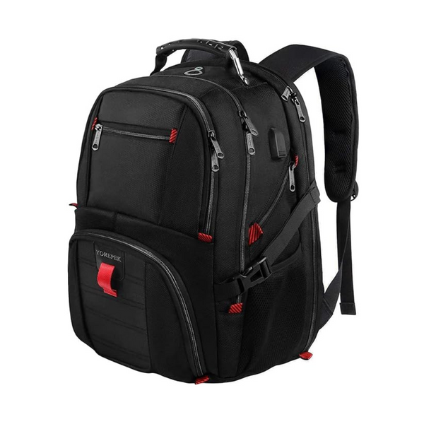 Mochila para portátil Yorepek RS-A1 Travel de 17" con puerto de carga USB