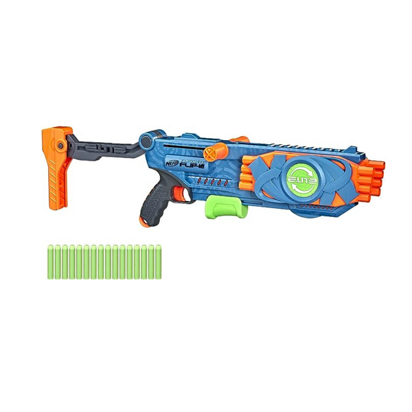 Nerf Elite 2.0 Flipshots Flip-16 Blaster with 16 Dart Barrels