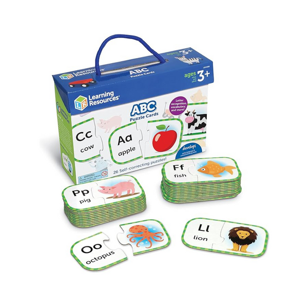 Tarjetas de rompecabezas ABC de Learning Resources (edades 3+)