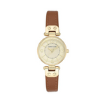 Anne Klein 10/9442 Reloj con correa de cuero para mujer