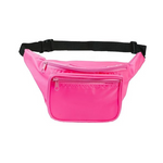 Funny Guy Mugs Plain Fanny Pack (Neon Pink)