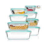 8-Pack Vtopmart BPA Free Airtight Glass Food Storage Containers