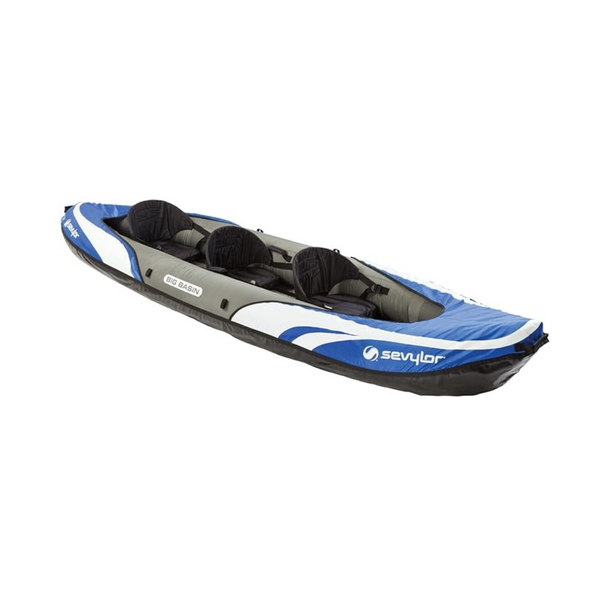 Kayak inflable para 3 personas Sevylor Big Basin con asientos ajustables