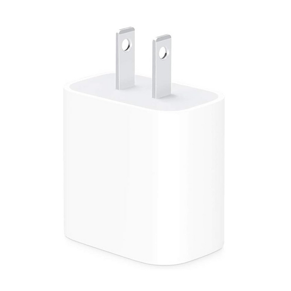 Cargador de pared con adaptador de corriente USB-C de 20 W oficial de Apple