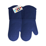 Homwe Professional Silicone Flexible Oven Gloves with Quilted Liner