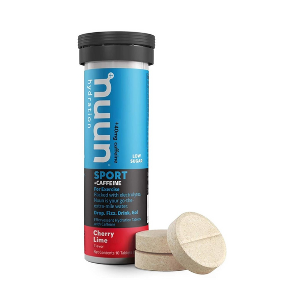 Nuun Sport + Cafeína: Bebida Electrolítica Comprimidos 1 Tubo (10 Porciones)