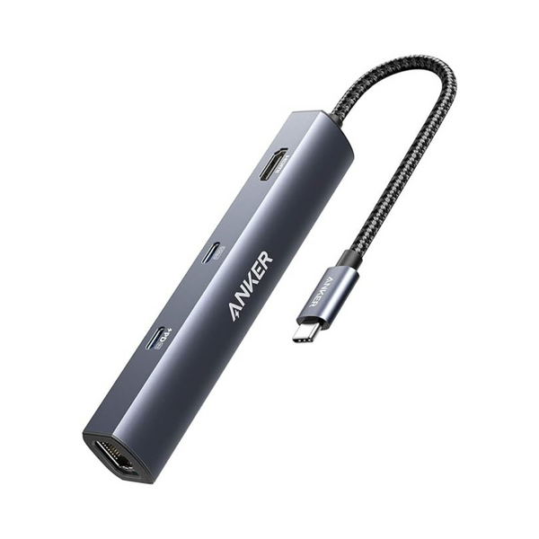 Hub USB-C Anker PowerExpand 6 en 1 con suministro de energía de 65 W