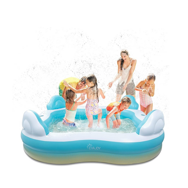 Evajoy 200-Gallon Inflatable Swimming Pool