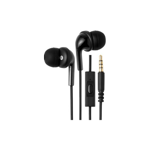 Auriculares internos con cable y micrófono Amazon Basics