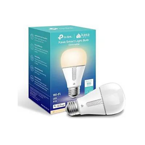 Bombilla inteligente regulable Kasa LED Wi-Fi blanco suave