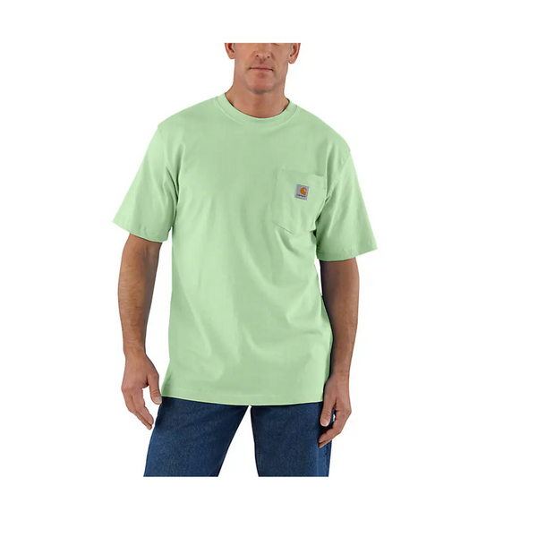 Carhartt Camiseta holgada de manga corta y bolsillo para hombre