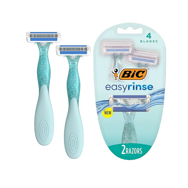 Maquinillas de afeitar desechables BIC EasyRinse Anti-Clogging para mujer