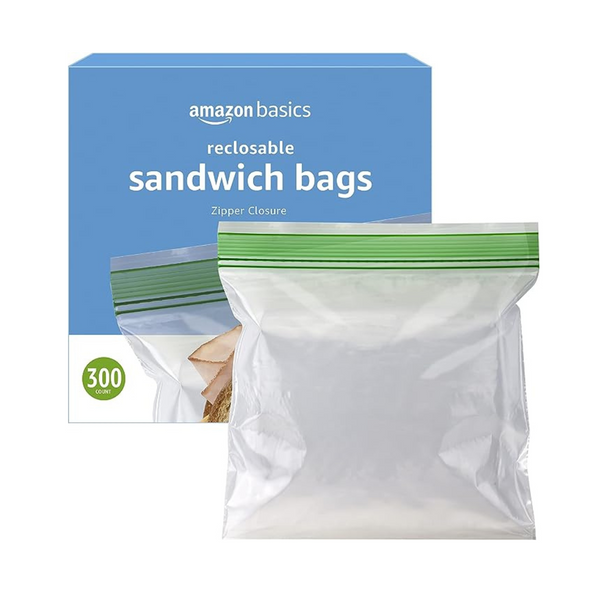 300-Count Amazon Basics Sandwich Storage Bags