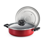 Tramontina 4 Quart Covered Nonstick Pan With Steamer