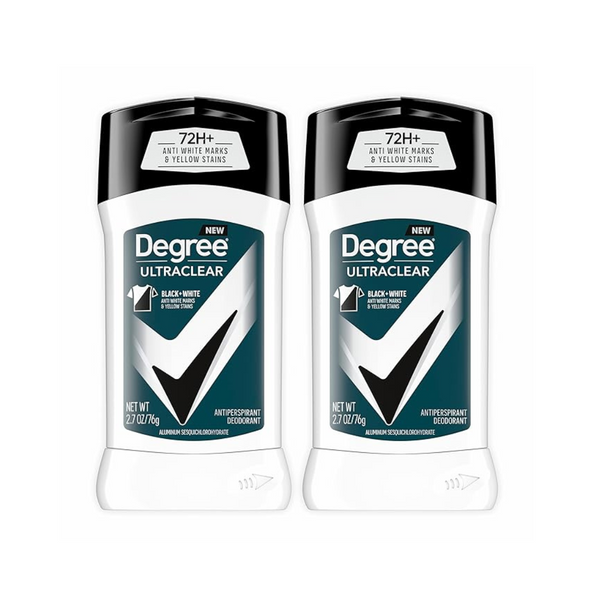 2-Count Degree Men's UltraClear 72-Hour Antiperspirant Deodorant, 2.7 oz