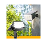 Paquete de 2 focos solares Coozaming impermeables IP65