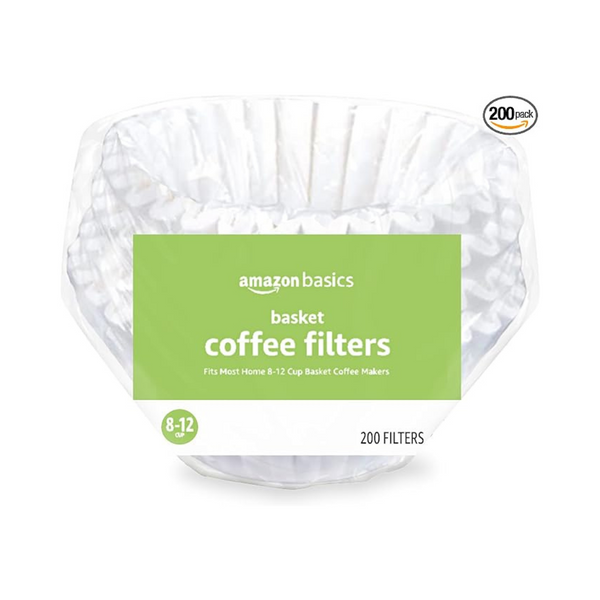 200-Count Amazon Basics Basket Coffee Filters