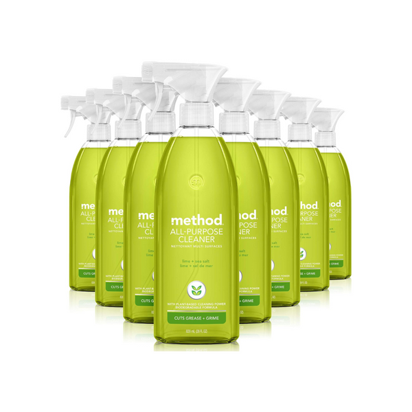 8 Bottles Of Method All-Purpose Cleaner Spray