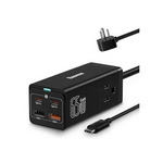 Cargador de pared Baseus USB-C GaN III de 65 W con 2 puertos USB-C + 2 puertos USB-A