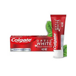 Paquete de 3 pastas dentales blanqueadoras Colgate Optic White de 4.2 oz (Clean Mint) + $5 de crédito de Amazon