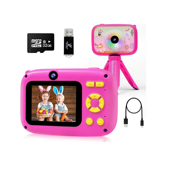 Cámara para niños con Time-Lapse y tarjeta SD de 32 GB