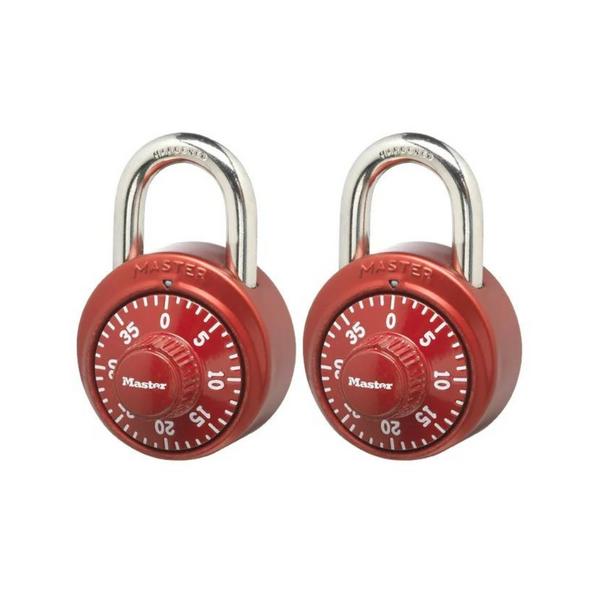 2-Pack Master Lock Aluminum 48 mm Combination Lock