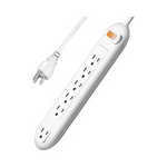 Globalmany 6-Outlet Surge Protector Power Strip