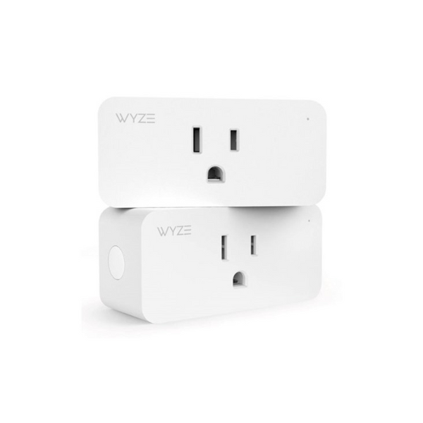 2-Pack Wyze 2.4GHz WiFi Smart Plug, Works with Alexa [Refurbished]