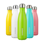 Bjpkpk 17oz BPA Free Stainless Steel Insulated Water Bottles