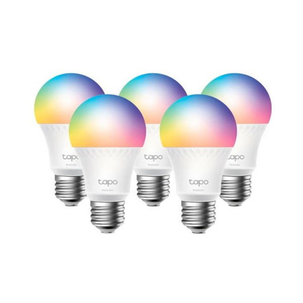 Paquete de 5 bombillas LED inteligentes Tapo Wi-Fi multicolor TP-Link