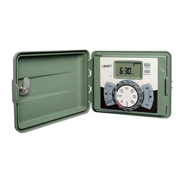 Orbit 4-Station Outdoor Swing Panel Sprinkler System Timer