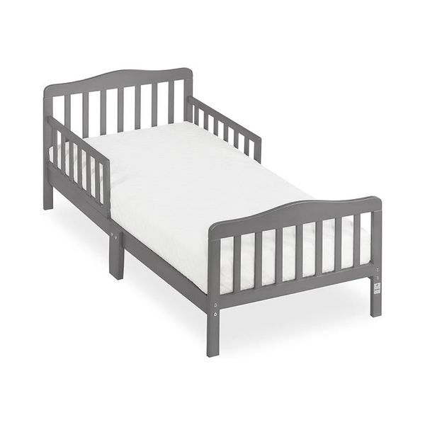 Dream On Me Classic Design Toddler Bed in Steel Grey