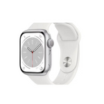 Reloj inteligente Apple Watch Series 8 con caja de aluminio plateada