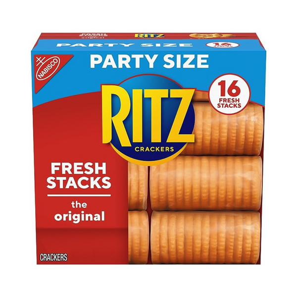 16-Count Ritz Crackers Flavor Party Size Box of Fresh Stacks