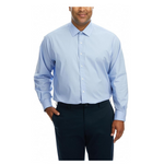 Haggar Premium Comfort Camisa de vestir con botones para hombre