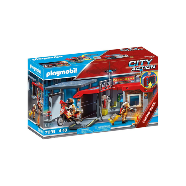 Estación de Bomberos Playmobil