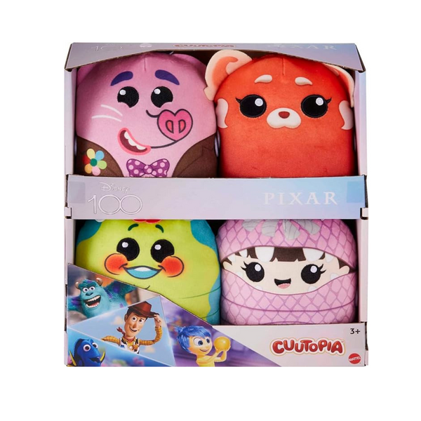 4-Pack Mattel Disney 5" Cuutopia Plush Pillow Dolls