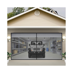 Vevor 16' x 7' Garage Door Screen for 2 Cars