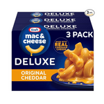 3-Count Kraft Deluxe Original Cheddar Macaroni & Cheese Dinner