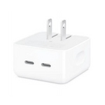 Adaptador de corriente compacto Apple de 35 W con doble puerto USB-C