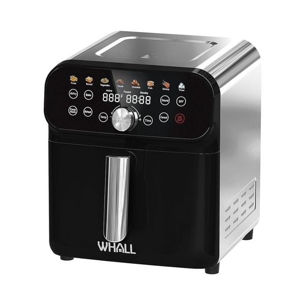 Horno freidora de aire Whall 12 en 1 6QT con pantalla táctil digital LED