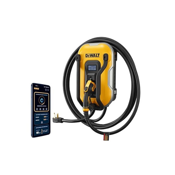 Cargador EV de nivel 2 para vehículos eléctricos Dewalt hasta 40 amperios 240 V