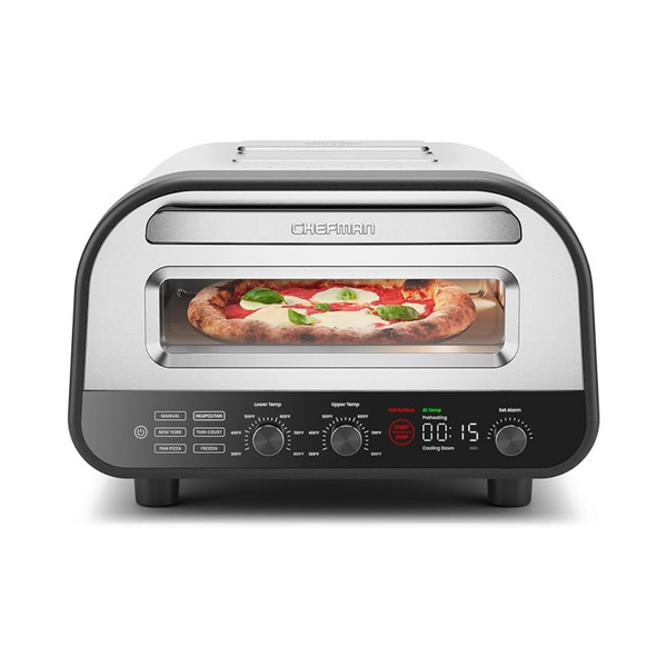 Chefman Indoor 12" Calienta hasta 800 grados F Horno para pizza