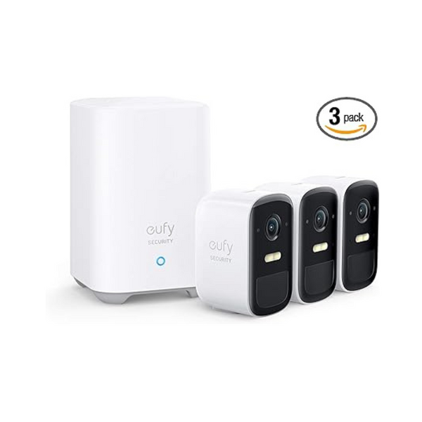 eufyCam Wireless Home Security System with 3-Cam Kit